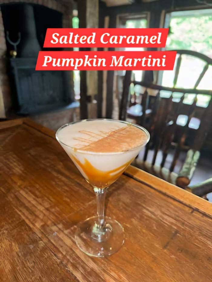 Salted Caramel Pumpkin Martini is a fall drink at the Fox and Hounds.