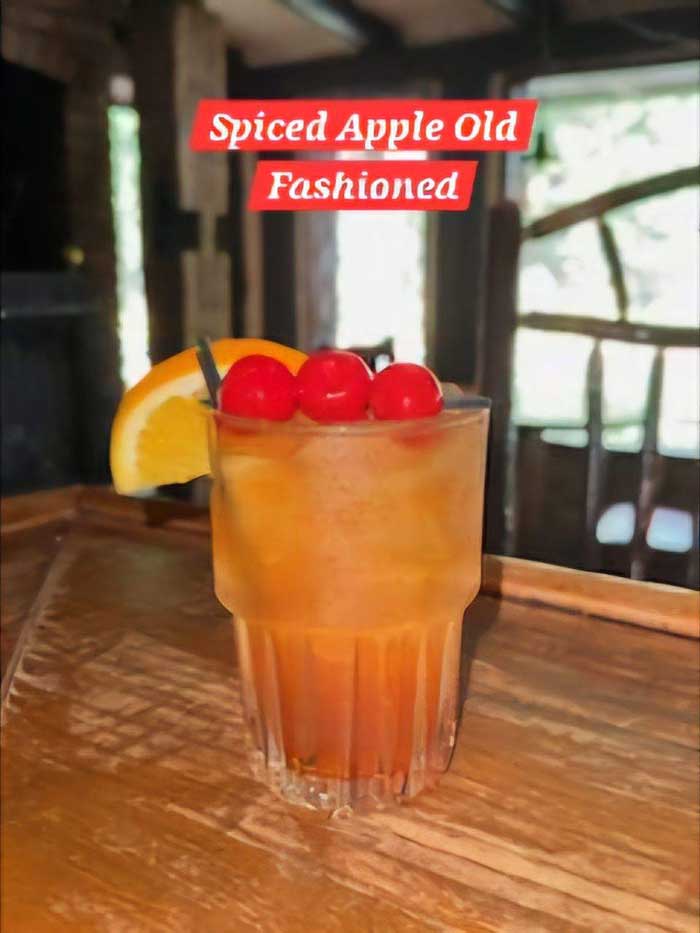 Spiced Apple Pie Old Fashioned is a fall drink at the Fox and Hounds.