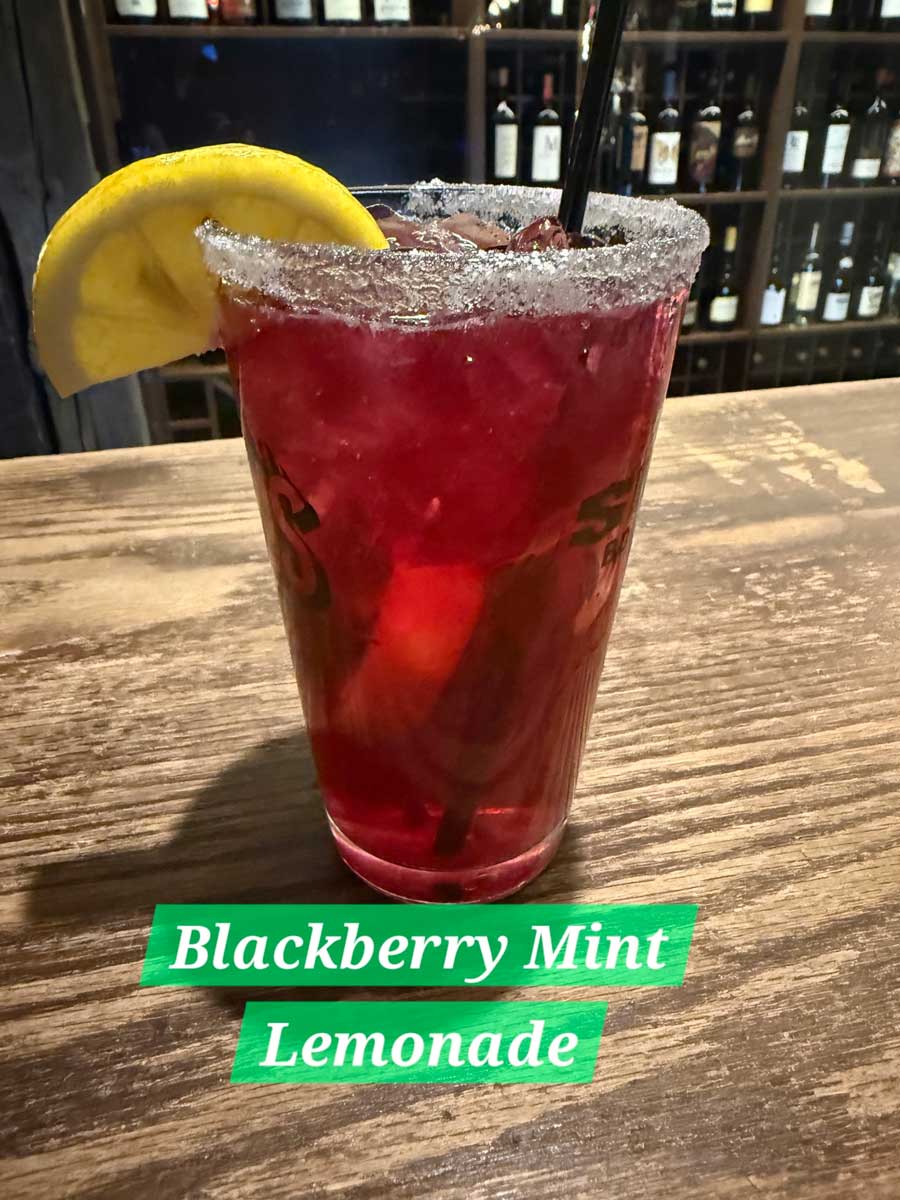 Try a Blackberry Mint Lemonade this spring at Fox and Hounds Restaurant