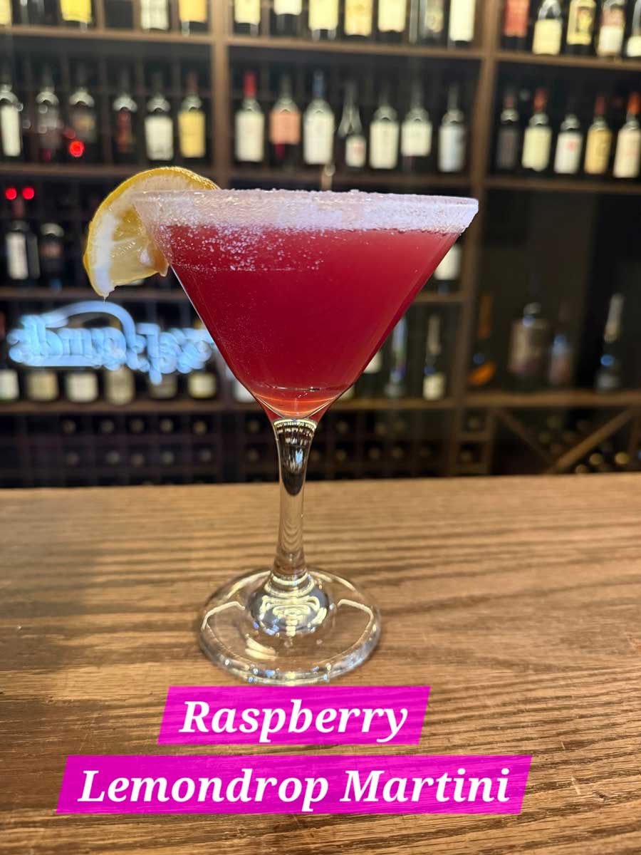 Try a Raspberry Lemondrop Martini this spring at Fox and Hounds Restaurant