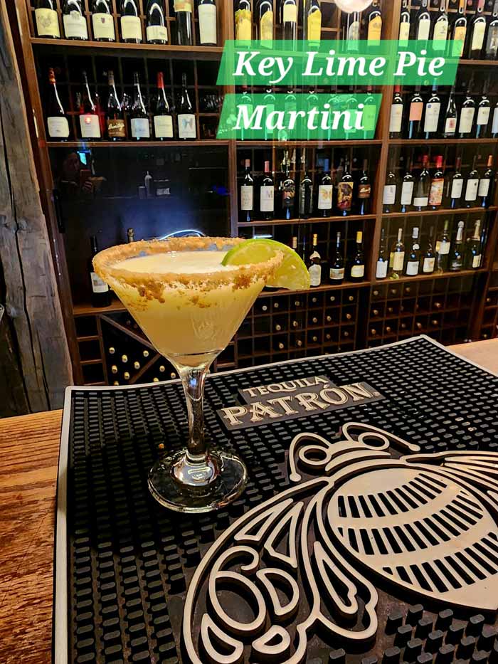 Key Lime Pie Martini from the Fox and Hounds Restaurant drink special summer 2025 Key Lime Pie Martini from the Fox and Hounds Restaurant drink special summer 2025