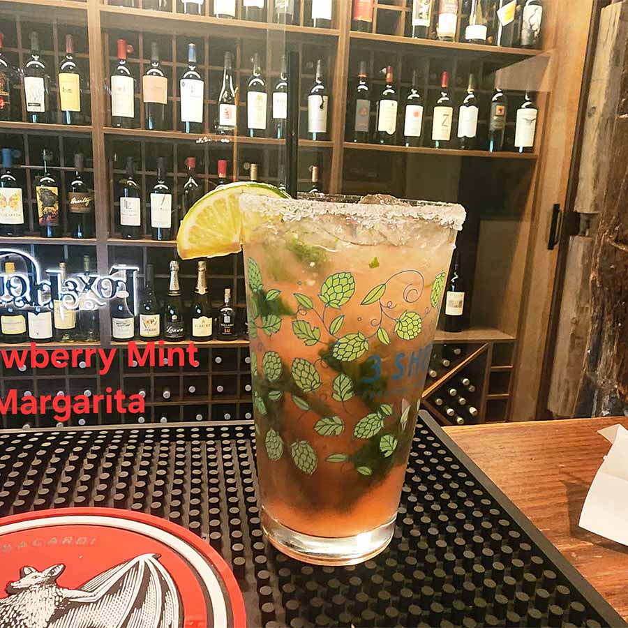 Strawberry Mint Margarita