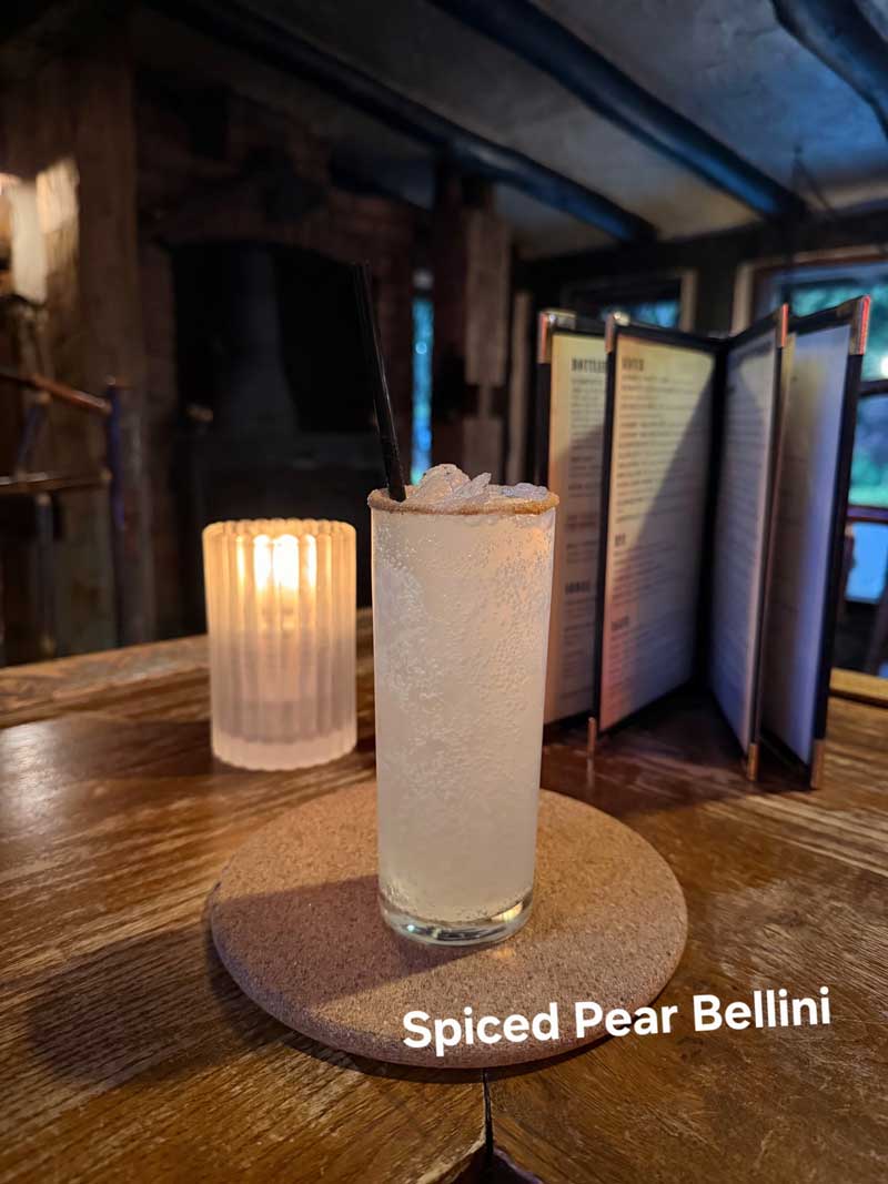 Fox and Hounds Fall 2026 drink Spiced Pear Bellini